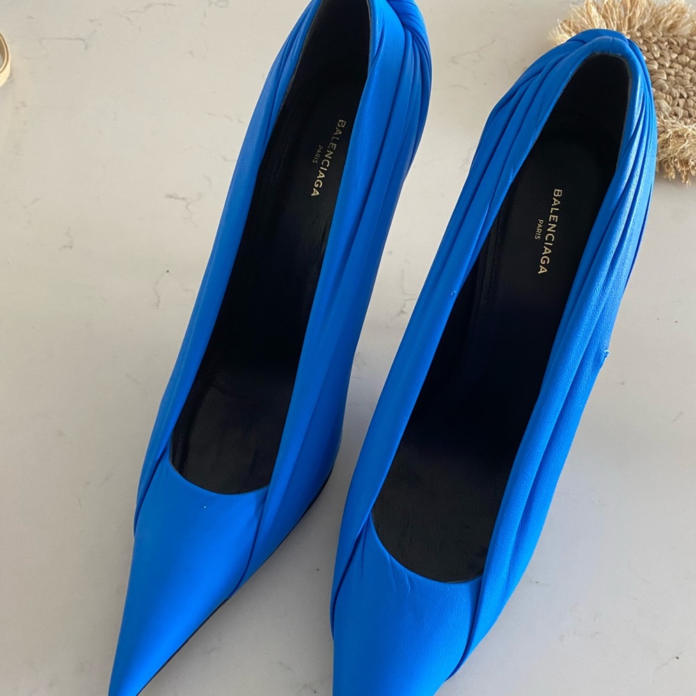 Balenciaga Knife Draped Pump